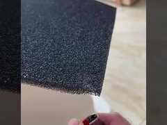 Bộ lọc bụi polyurethane Sương xốp bộ lọc chống cháy màu đen