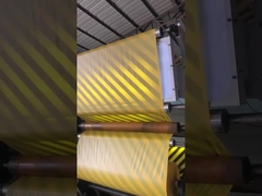 Vải cảnh báo Vải xác định mặt đất màu vàng đen PVC