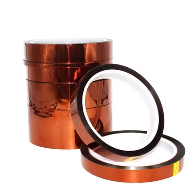 Mua Dải băng polyamide có độ bền màu hổ phách với băng keo kapton silicone Độ dày 0,06mm Kháng nhiệt online manufacture
