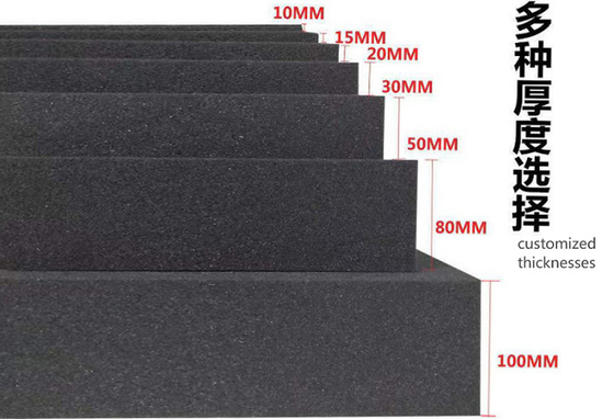 Mua CR bọt chống cháy C-4500 Đen loại bọt đơn Neoprene bọt cao su độ cứng thấp 1-30mm tùy chọn online manufacture