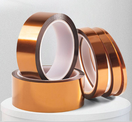 Mua Dây băng Kapton Polyimide cao cấp 50μm, chất kết dính silicone, được thiết kế cho nhiệt độ cao lên đến 260 °C sản xuất trực tuyến