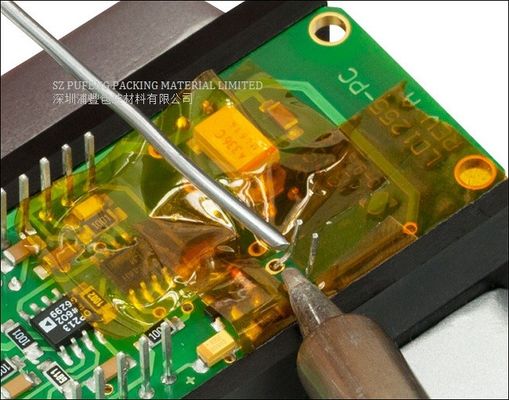 Mua Băng keo Polyimide 280 độ 100 Micron Kapton cho mặt nạ hàn PCB RoHS online manufacture