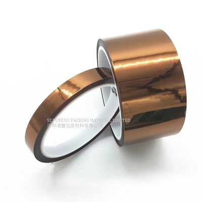 Mua Hổ phách Nhiệt độ cao 50um 33m Kapton Polyimide Băng chịu nhiệt sản xuất trực tuyến