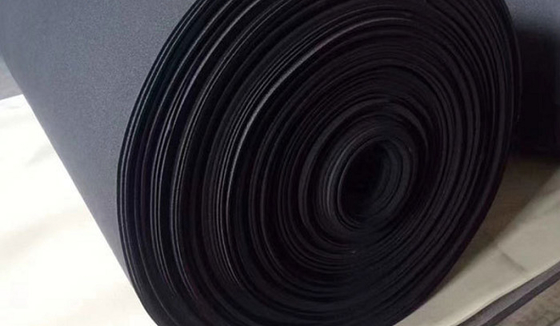EPDM bọt chống cháy E-4388 Đen loại bọt đơn loại cao su Ethylene Propylene cao su độ cứng thấp Xốp bọt