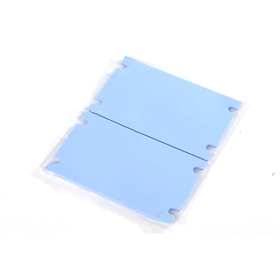 0.3~10mm 2.5W/m·K Màu xanh LED cách nhiệt ánh sáng tấm silicone