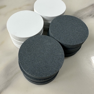 2-6mm Microporous gốm xốp lọc tấm hút thoáng khí hạt nano