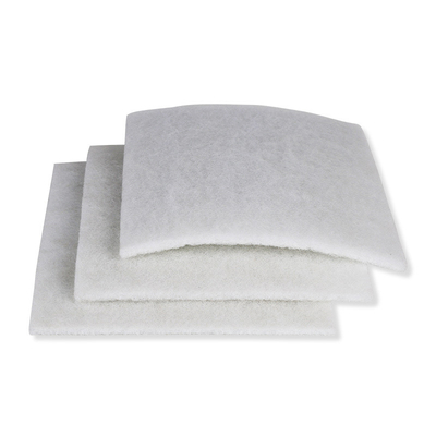 G4 Ống quạt màu trắng lọc sợi polyester thô bông lọc bụi không khí bông