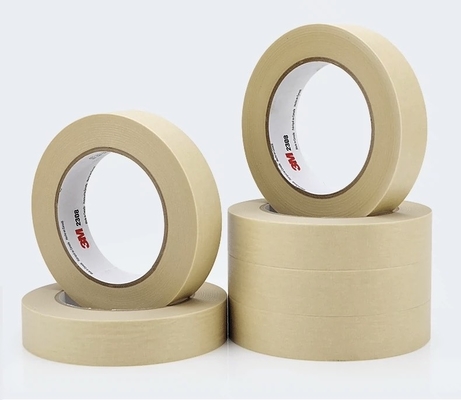 3M2308 băng giấy mịn không có dấu vết nhiệt độ cao chống thuốc xịt sơn ô tô mô hình bóng trang trí may rộng 1-10cm