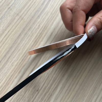 0.05-0.18MM Nhựa đậm đen đằng sau băng đồng nhựa cho hàn kính màu
