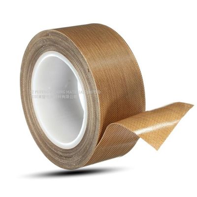 Khả năng chịu nhiệt Băng đóng gói PTFE 0,18mm, Băng keo tự dính sợi thủy tinh RoHS